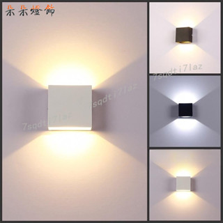 免運🍀朵朵🍒臺灣110V 🛵LED 壁燈 6W 小夜燈 黃光 中性光 白光 現代簡約 北歐風 創意床頭燈 客廳臥室