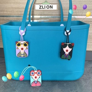 ZLION1矽膠行李牌,帶掛繩吊墜姓名標籤軟質行李箱吊牌,便攜式電話標籤防走失登機牌吊牌旅行