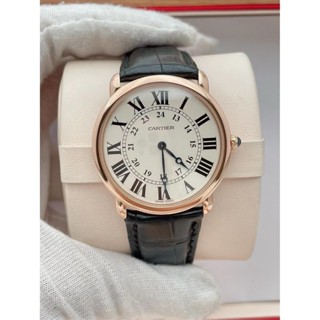 Cartier 卡地亞RONDEDE CARTIER系列玫瑰金手動機械女表W6800251