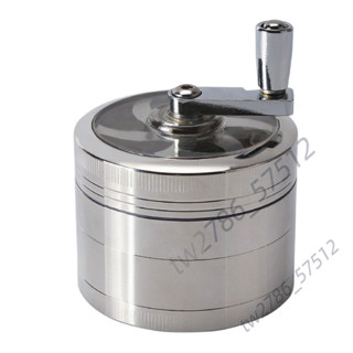【臺灣熱銷】金屬研磨機 小型磨碎器 手搖研磨器 家用迷你磨粉器 4層草料機 5cm 高效能