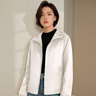 衝鋒外套 衝鋒戰士 衝鋒衣 外套女春秋新款2025爆款衝鋒衣小個子休閒連帽防風衣雙層夾克小外套