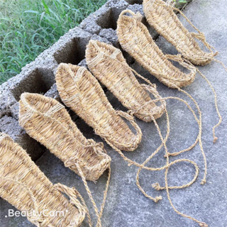 純手工編織草鞋男夏季復古涼鞋軍錶演天然藤草涼鞋女手工編織草鞋男夏季復古拖鞋20250605