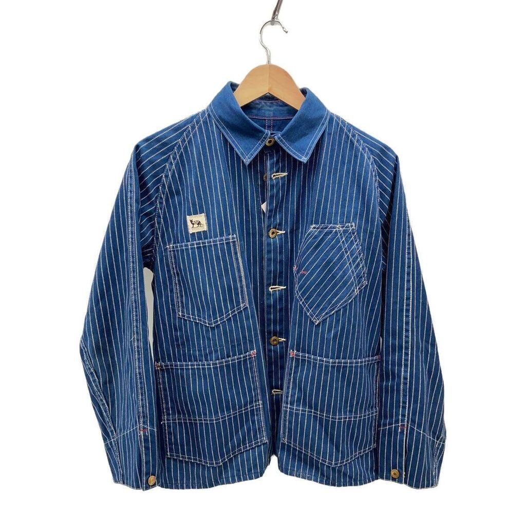 THEE TCB牛仔褲 G 牛仔褲 TCB 38 棉藍條紋 日本直送 二手
