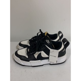 NIKE 耐吉 耐克 低剪裁運動鞋 Dunk Low 破壞 羅 中斷 24cm 黑色 日本直送 二手