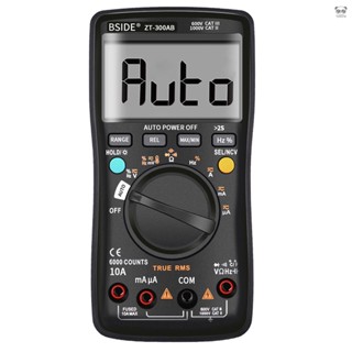 BSIDE 萬用表ZT300AB 自/手動量程數字萬用表 帶功能 (e-Bull電牛 APP) 真有效值 6000字LC