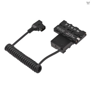 NP-F550雙面T型假電池轉D-Tap 適用監視器 LED攝影燈