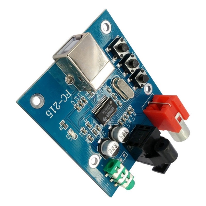 ROX 專業 PCM2704 USB 解碼板 HiFi 聲卡帶 SPDIF 模擬輸出