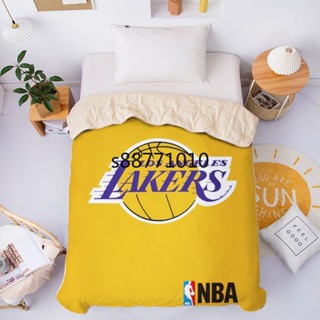 NBA湖人隊 詹姆斯 學生宿舍 冰絲夏涼被 籃球科比 涼感塗層 卡通圖案萌趣 顏值黨首選 抗菌防蟎 兒童夏季 午睡空調被