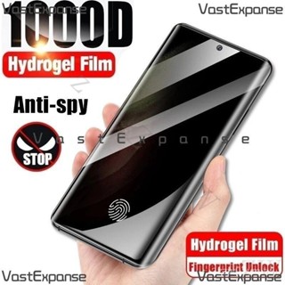 全覆蓋防間諜水凝膠膜指紋解鎖適用於 Google Pixel 7 Pro Pixel 6 Pro 軟隱私螢幕保護膜非玻璃