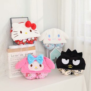 現貨×護頸枕× 新款ins卡通連帽 u型枕 HelloKitty貓上班族便攜護頸枕 u型枕 帶帽子