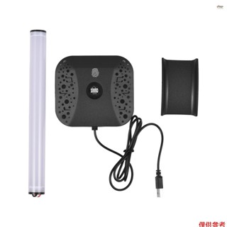 全新耳機支架 RGB 燈適用於臺式電腦遊戲耳機底部防滑耳機顯示器支撐支架 10 種燈光效果模式可拆卸耳機拾音器 USB