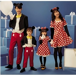 新品優惠#六一兒童演齣服裝男女童迪士尼米妮米奇親子裝公主裙米老鼠舞蹈服