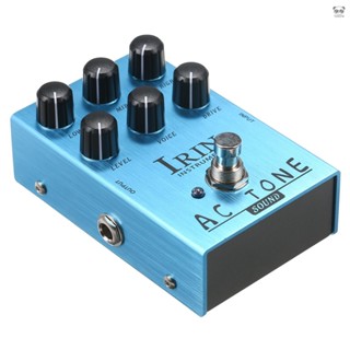 IRIN AN-33 VOX音箱效果器 電吉他效果器 音箱音色模擬 模擬VOX AC30箱體音色 藍色(AC TONE)