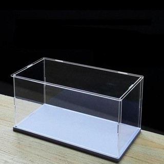 [szgrqkj3] 透明亞克力展示櫃防塵保護展示櫃收納實用優雅帶支架容器模型小玩具