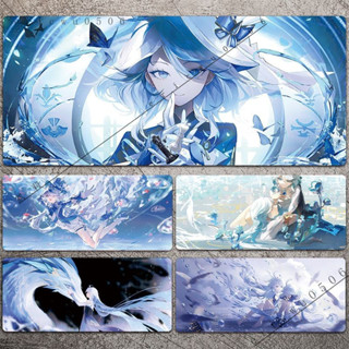 新品特價#【店鋪熱銷】水神芙寧娜滑鼠墊超大號原神男生電競遊戲芙卡洛斯電腦鍵盤書桌墊