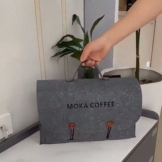 摩卡壺收納包戶外露營旅行包咖啡器具包手提包喝茶咖啡大容量套裝[yfl]