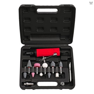 氣動打磨機 打磨拋光機套裝 輪胎補胎工具 雕刻研磨機 小刻磨機 包含打磨機+2個拆卸扳手+2個夾頭+10個打磨頭+進氣接