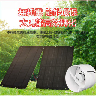 熱銷免運 九葉風太陽能風扇傢用4寸排氣扇110管道風機12V車用屋頂通風換氣排風扇 電風扇 吸排排風機 通風機 散熱扇