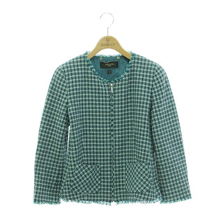 WKED Weekend Max Mara 夾克外套 藍色 花呢 日本直送 二手