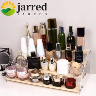 JARRED 亞克力收納展示架,透明 2/3/4/5 層娃娃公仔模型架,美甲收納架香水可拆卸梯形化妝品收納架娃娃收納
