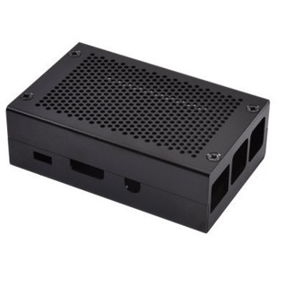 小可洋的店//樹莓派金屬主機板外殼Raspberry Pi 3代b+鋁合金盒子散熱2b殼配件