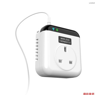 可程式設計 Wifi 恆溫器插頭插座迷你溫度控制器 15A 插入式插座 APP 控制語音控制日程定時器電開關