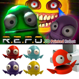 3D 列印的 REPO 機器人蹲便器可移動機器人玩具,帶柔性臂 pomermy