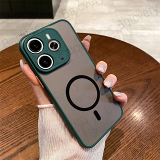 Realme 14 5G/Realme 14T 彩色啞光硬質時尚外殼帶無線充電貼紙