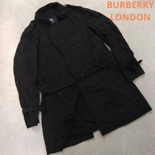 Burberry 博柏利 腰帶 皮帶 外套 長版風衣 大衣 暗 日本直送 二手