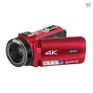ORDRO HDR-Z88 4K超高清DV攝像機 30MP 3.0英寸旋轉觸控屏 10X光學變焦 自動對焦 連接（標準版