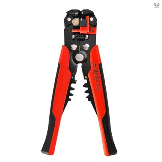 自動剝線鉗MT103 歐式平嘴手動電工工具 8寸電工拔線鉗 多功能鉗子 紅黑