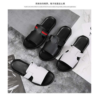 洞洞鞋 拖鞋女外出 crocs 洞洞鞋 頭層全牛皮鞋男新春夏季洞洞鞋一字拖沙灘室內外運動休閒款涼拖鞋