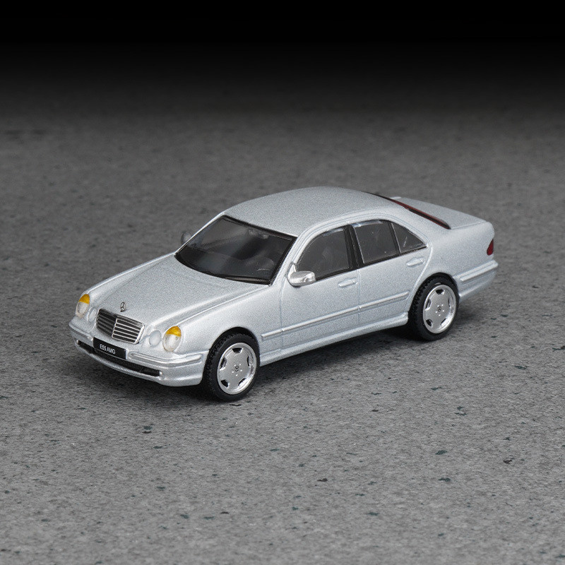 Shadow 1/64 賓士E55 AMG(W210)合金汽車模型仿真收藏擺件玩具