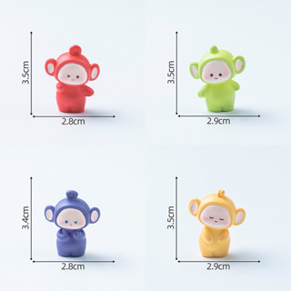 【臺灣出貨】可愛天線寶寶萌粒公仔DIY裝飾品 盲袋配件迷你車載桌面樹脂小擺件