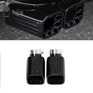 汽車排氣管尾管不銹鋼方形消音器尖端噴嘴適用於 90 110 L663 版本