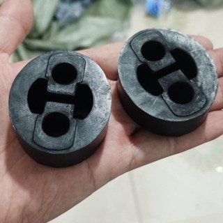 適用汽車通用排氣管兩孔消聲器吊環排氣筒吊耳吊膠排氣管緩衝塊
