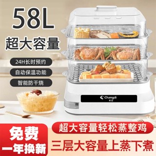 🌸 臺灣現貨🌸長帝多功能電蒸鍋家用大容量智慧預約電蒸箱電蒸籠早餐機蒸菜神器