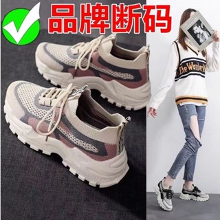 新店特惠春鞦季新款透氣運動鞋女鞋韓版百搭佈鞋防滑網佈休閒鞋女