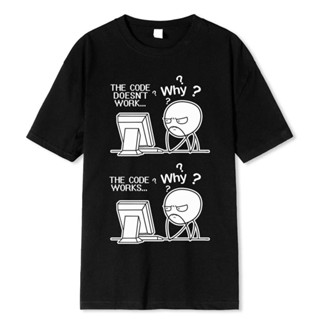 為什麼新創意和有趣的程式設計器代碼適用於加大碼 T 恤? Camiseta Hombre Linux 操作系統時尚男裝 20