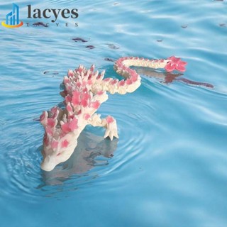 LACYES3D列印龍,雷射櫻花龍3D列印的骰子龍,可動關節可旋轉靈活的3D鉸接式龍玩具兒童禮物