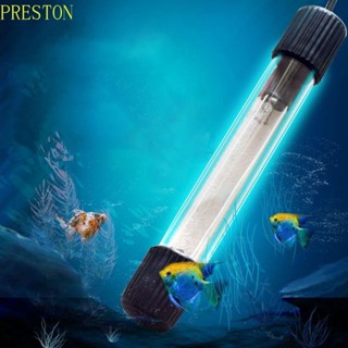 PRESTONWV魚缸紫外線殺菌燈:,3/5/7/9/13w黑色紫外線消毒燈,歐盟/美國插頭除藻燈