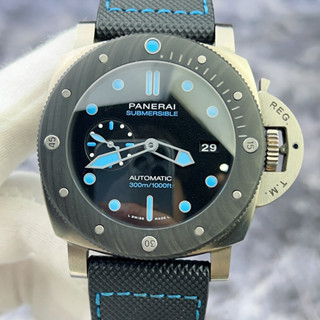 Panerai 沛納海潛行系列PAM00799鈦金屬材質碳纖維旋轉表圈男表47mm