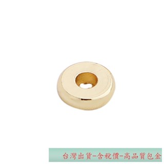 宏雲Hongyun-xs--保色14K包金珠隔片diy手工隔珠墊片手項鍊串珠散珠平片飾品配件