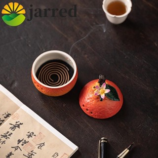 JARRED 陶瓷香爐,精緻的行動式水果形香爐,環保迷你手工裝飾瑜伽香爐家居裝飾品