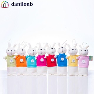 DANILO毛絨兔子鉛筆袋,可愛簡單的學生鉛筆盒,便攜的大容量卡通片有創造力的文具收納盒女孩們