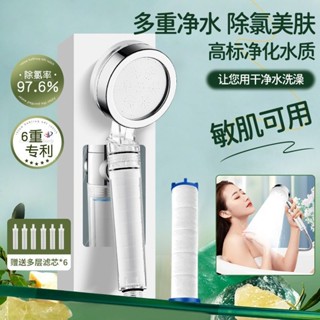 【2025春季新款】 增壓過濾花灑噴頭熱水器淨水家用除氯抑菌美膚泰國旅行洗澡淋浴頭 EOYR