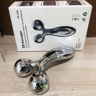 🥰臺灣出貨 限時免運🥰瘦臉儀按摩器手動3D滾輪按摩儀塑形提拉美容瘦臉