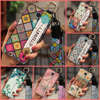 華為享受 7 Plus/Y7 Prime/Y7 2017 防震後蓋環保護支架耐用防汙風格軟殼防水腕帶手機殼
