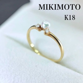 Mikimoto 戒指 珍珠 18k Akoya yg mercari 日本直送 二手