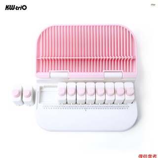 全新 KW-TRIO 26 個英文字母字母工藝打孔器從 A 到 Z 手工製作打孔器,用於雕刻用品卡片製作 DIY 相冊照